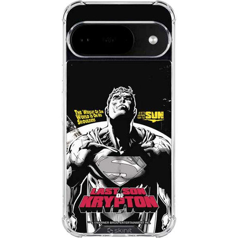 DC Comics Superman Last Son of Krypton Google Pixel 10 Clear Case